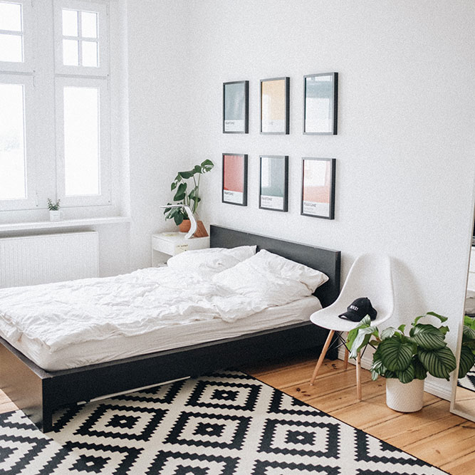 공원안의 정원가 호수의 전경